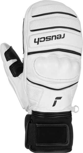 Reusch World Champ Mitten 6301405 1101 white black front